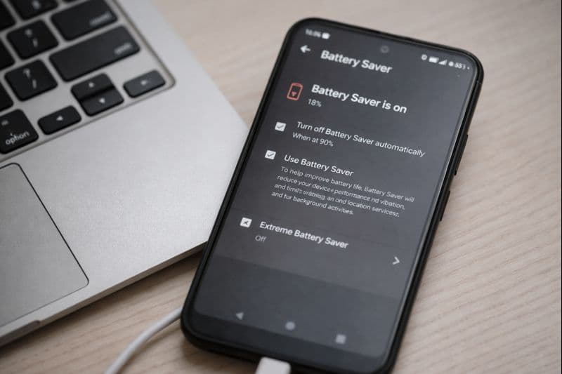 Tryb oszczędzania baterii, który potrafi skrócić czas pracy