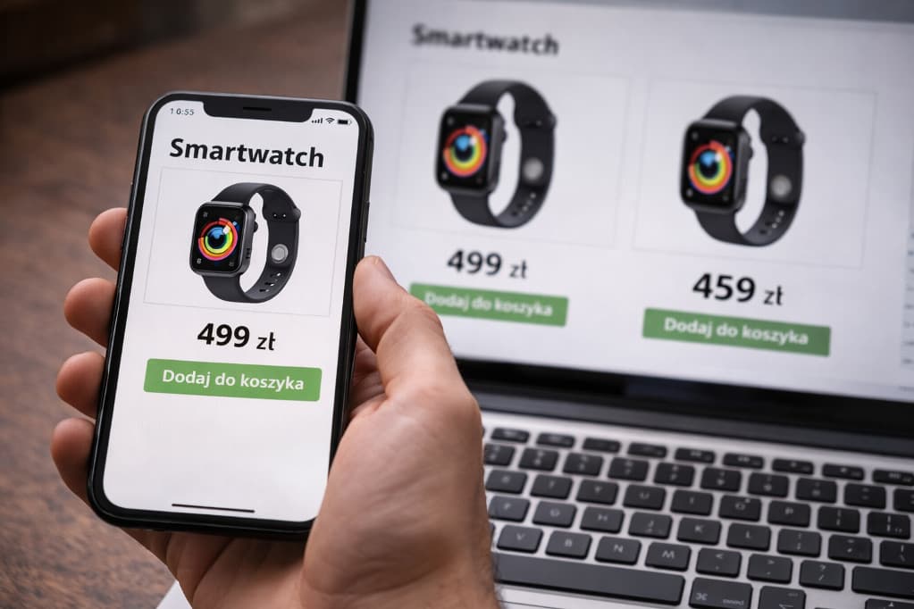 Dlaczego ceny tych samych produktów różnią się w zależności od urządzenia